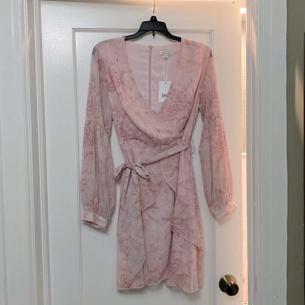 Stellah pink floral dress.